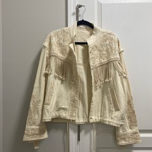 ZARA Fringe Jacket